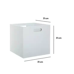 Contenitore (31 x 31 cm) Mano Bianco