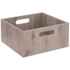 Contenitore (31 x 31 x 15 cm) Mano Grigio