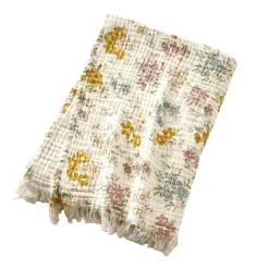 Sale Coperta in garza di cotone Gaïa aquarelle Multicolore Plaid E Teli Copritutto
