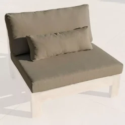 Hot Coperture di cuscino di ricambio per Poltrona Bornéo Marrone sepia Accessori E Cuscini