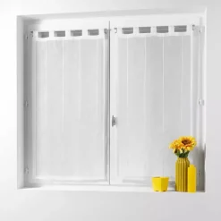 Best Coppia di tende trasparenti (60 x H160 cm) Linahe Tende Trasparenti