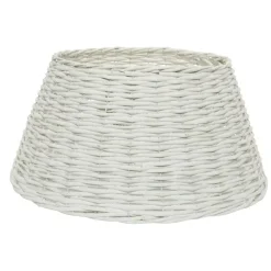 Copri base albero vimini (D57 cm) Salice intrecciato Bianco