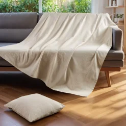 Best Copriletto cotone (180 x 220 cm) Léa pampa Plaid E Teli Copritutto|Copriletti, Trapuntine E Runner Letto