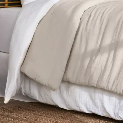 Hot Copriletto in garza di cotone (240 x 220 cm) Gaïa pampa Copriletti, Trapuntine E Runner Letto