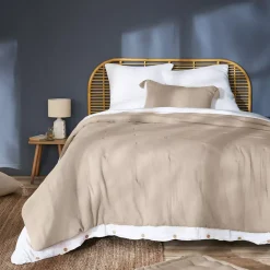Outlet Copriletto in garza di cotone Gaïa pampa Copriletti, Trapuntine E Runner Letto