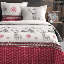 Outlet Copripiumino e due federe in cotone (240 x 220 cm) Bauges Completi Letto