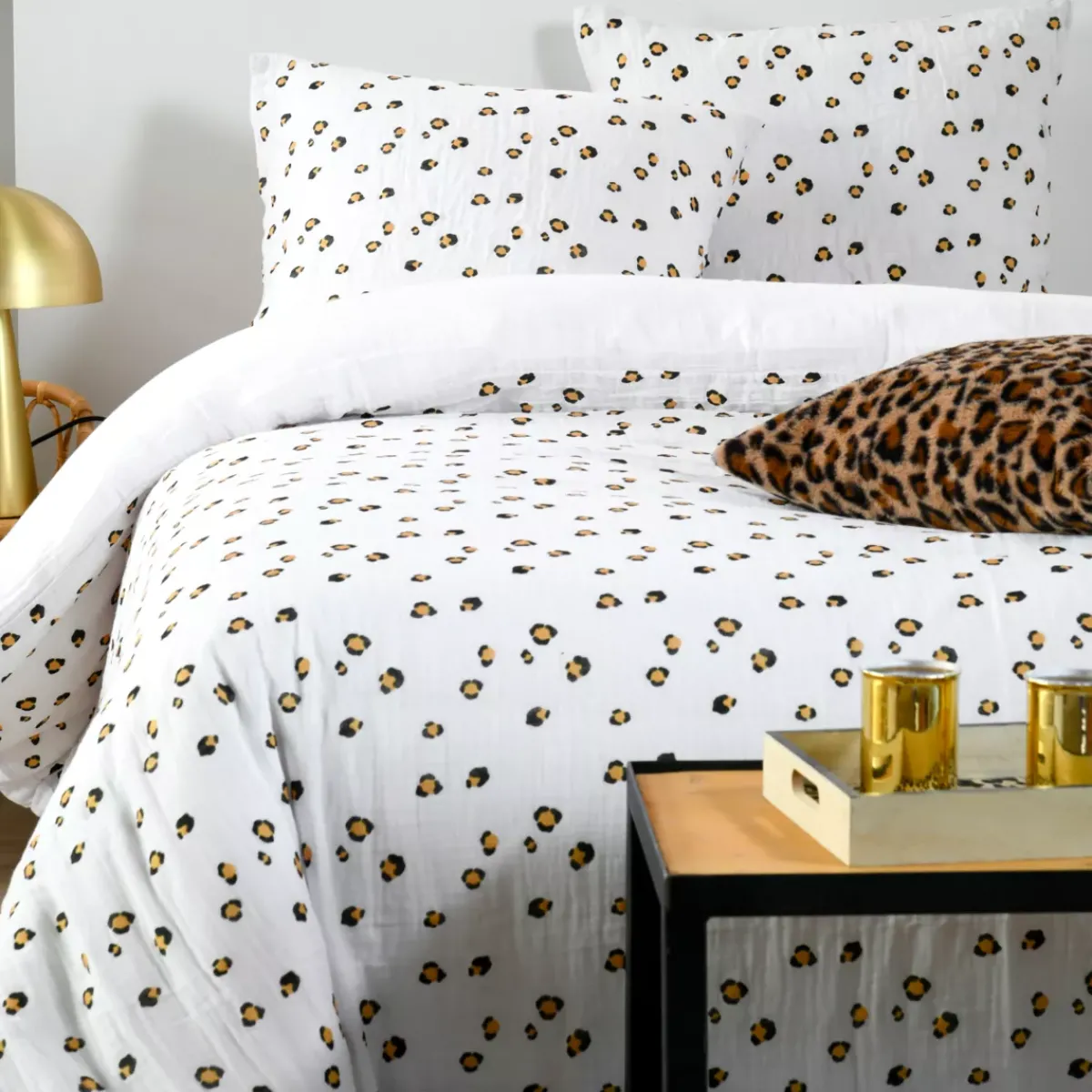 Clearance Copripiumino e due federe in doppio cotone (240 x 220 cm) Baguy Copripiumini|Completi Letto