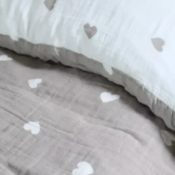 Copripiumino e due federe in doppio cotone (240 x 220 cm) Charmy Copripiumini|Completi Letto