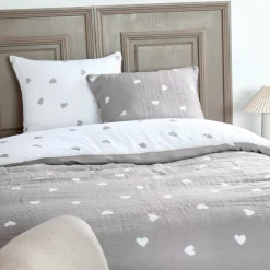 Copripiumino e due federe in doppio cotone (240 x 220 cm) Charmy Copripiumini|Completi Letto