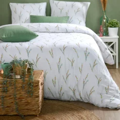 Sale Copripiumino e due federe in doppia garza di cotone (240 x 220 cm) Fleolia Copripiumini|Completi Letto
