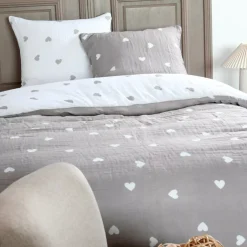 Clearance Copripiumino e due federe in doppio cotone Charmy Copripiumini|Completi Letto