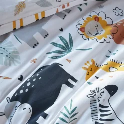 Hot Copripiumino e due federe per bambini in cotone Savana Biancheria Da Letto Bambini