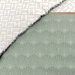 Discount Copripiumino e due federe quadrate percalle di cotone (240 cm) Belor Copripiumini|Completi Letto