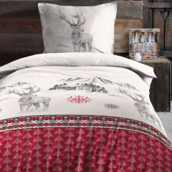 Online Copripiumino e federa in cotone (140 x 200 cm) Bauges Completi Letto
