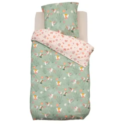 Clearance Copripiumino e federa per bambini in cotone (140 x 200 cm) Fata Biancheria Da Letto Bambini