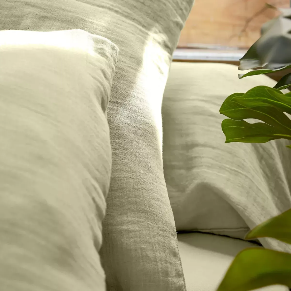 Discount Copripiumino garza di cotone (260 x 240 cm) Gaïa Copripiumini