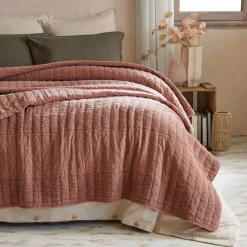 Copripiumino in cotone trapuntato (220 x 240 cm) Lena Copriletti, Trapuntine E Runner Letto