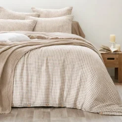 Clearance Copripiumino in garza di cotone (260 x 240 cm) Gaïa Copripiumini