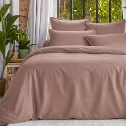 Best Copripiumino in lyocell Tencel™ lavato Olivia blush Copripiumini|Completi Letto