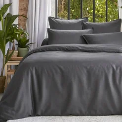 Hot Copripiumino in lyocell Tencel™ lavato (200 x 200 cm) Olivia Granito Copripiumini|Completi Letto