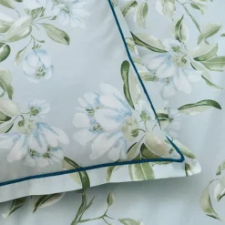 Clearance Copripiumino in percalle di cotone (240 x 220 cm) Eléna Nil Copripiumini