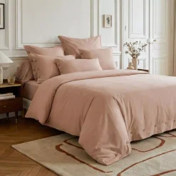 Clearance Copripiumino in percalle di cotone (260 x 240 cm) Diane Rose Blush Copripiumini