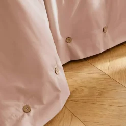 Copripiumino in percalle di cotone Diane Rose Blush Copripiumini