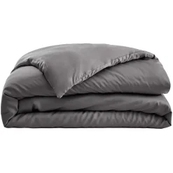 Online Copripiumino in raso di bambù (240 x 220 cm) Sienna granito Copripiumini