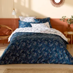 Best Copripiumino in raso di cotone Lilou navy Copripiumini