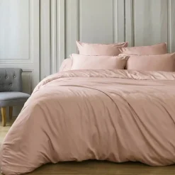 Sale Copripiumino in satin di bambù (240 x 220 cm) Sienna blush Copripiumini