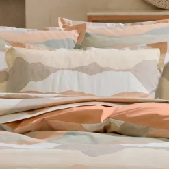 Clearance Copripiumino percalle di cotone Land Gesso Copripiumini