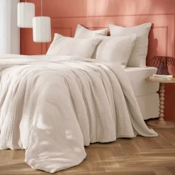 Sale Copripiumino quadrupla garza di cotone (200 x 200 cm) Victoria x Gaïa pampa Copripiumini