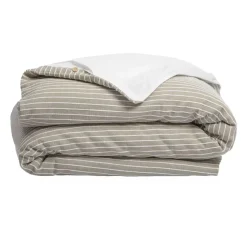 Copripiumino reversibile in cotone texturizzato e percale (200 x 200 cm) Alice Copripiumini