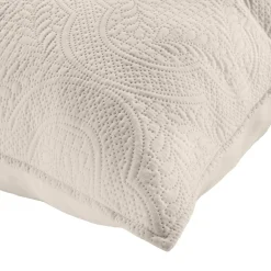 Discount Copripiumino trapuntato e due federe (240 x 260 cm) Romane Beige Copriletti, Trapuntine E Runner Letto