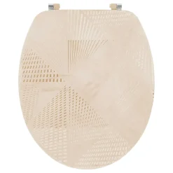 Copriwater in legno 18 pollici Chicissime Oro