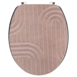 Copriwater in legno 18 pollici Minimalist Rosa cipria