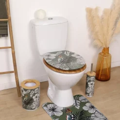 Copriwater WC 18 pollici MDF Jungle Fever Verde cachi