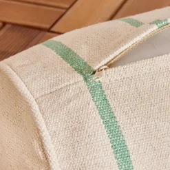 Sale Cuscino da esterno in tela di cotone cilindrico (45 x 20 cm) Ocealys Cuscino Decorativo Per Esterno|Accessori E Cuscini