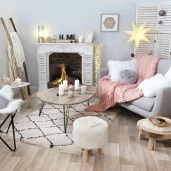 Hot Cuscino ecopelliccia bambino Gatto Tessile Arredo Bimbi