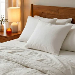 Outlet Cuscino letto quadrato (60 cm) Cotone bio Piumini, Cuscini Letto, Cuscini A Rullo