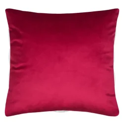 Cuscino natalizio quadrato (45 x 45 cm) Hohoho Buon Natale Rosso