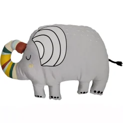 Outlet Cuscino per bambini elefante in cotone (50 x 35 cm) Savana Tessile Arredo Bimbi