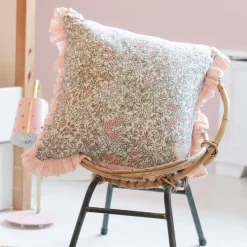 Discount Cuscino per bambini Quadrato in Cotone (40 x 40 cm) Pimprenelle Tessile Arredo Bimbi