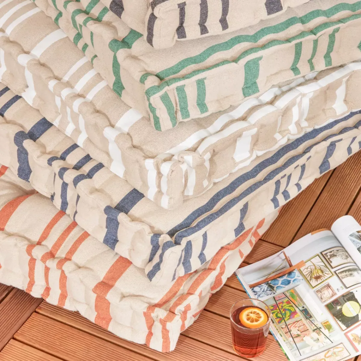 Cuscino per pallet da esterno rettangolare (120 x 80 cm) Nautira Cuscino Decorativo Per Esterno|Accessori E Cuscini