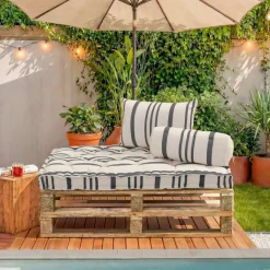 Clearance Cuscino per pallet da esterno rettangolare (120 x 80 cm) Nautira Cuscino Decorativo Per Esterno|Accessori E Cuscini