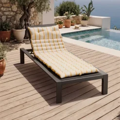 Cuscino per sdraio arrotolabile (60 x 180 cm) Ocealys Giallo Senape