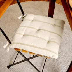 Outlet Cuscino per sedia da esterno tela di cotone (40 x 40 cm) Ocealys Cuscini Per Sedie E Poltrone|Accessori E Cuscini
