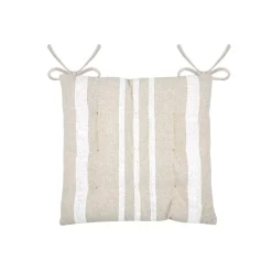 Cuscino per sedia quadrato (38 cm) Manduel Bianco