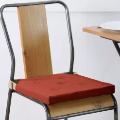 Outlet Cuscino per sedia quadrato con chiusura a strappo (38 x 38 cm) Duo Cuscini Per Sedia