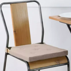 Clearance Cuscino per sedia quadrato con chiusura a strappo (38 x 38 cm) Duo Cuscini Per Sedia